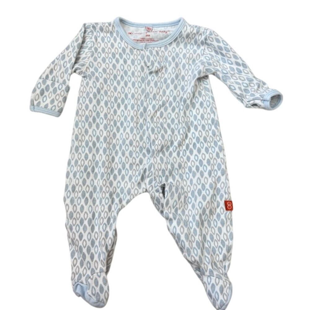 Magnetic Me Cotton Magnetic Baby Footie Size 0-3 Month